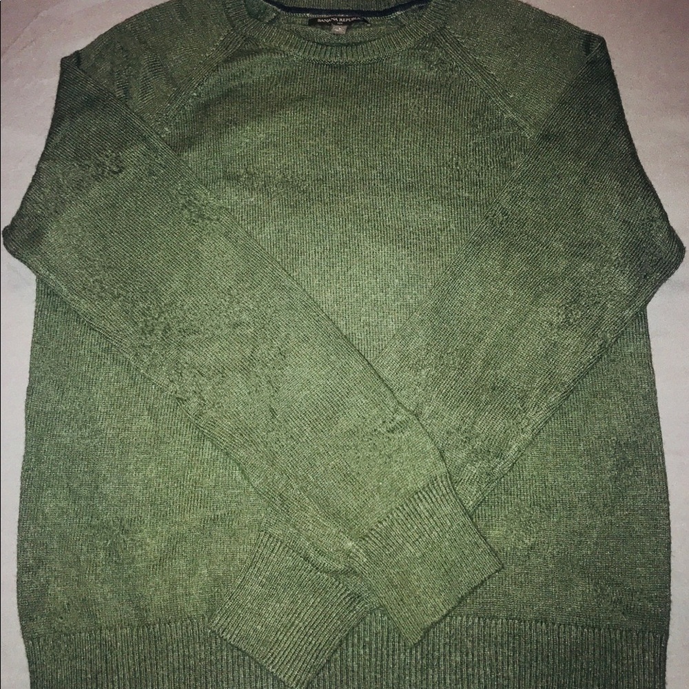 Banana Republic Men’s Crew Neck Sweater Green